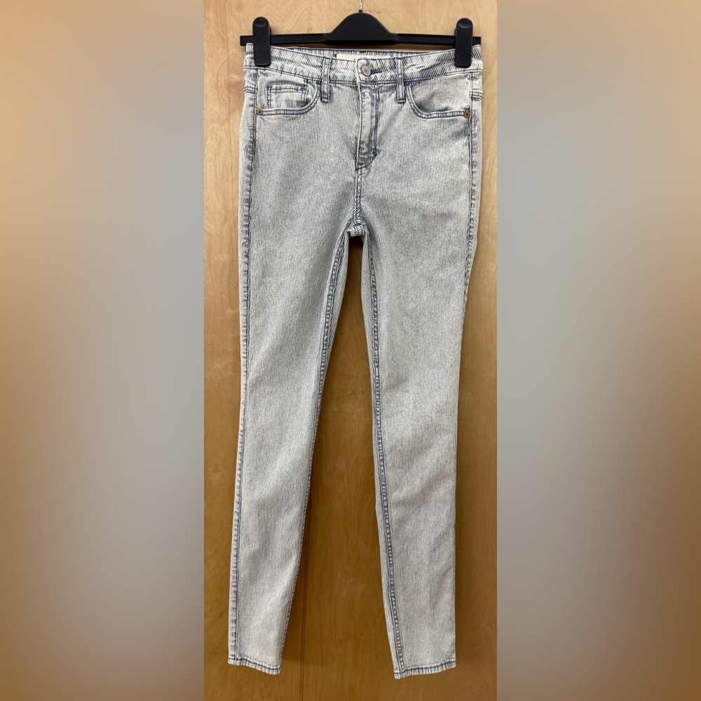 Abercrombie & Fitch High Rise Super skinny Pinstripe Jean - Picture 3 of 16